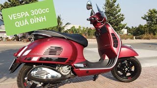 VESPA GTS 300cc 2019 review giá rẻ [upl. by Akcirehs115]