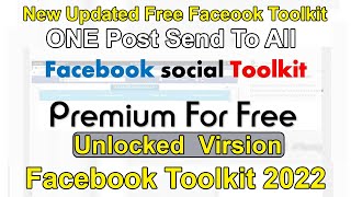 how to download and install facebook toolkit  toolkit for fb  toolkit for facebook  2022 [upl. by Udale]