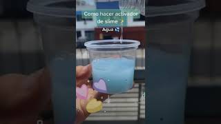 Cómo hacer un activador Slime🤗 [upl. by Brana]