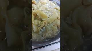 WONTON VEGETABLE SOUP food soup [upl. by Iruj]