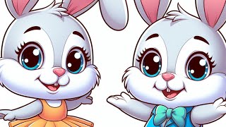 Les lapins sont des présentateurs de télévision  Comptines pour enfants [upl. by Dahsraf]