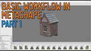 Photogrammetry  Basic workflow in Metashape [upl. by Aynnek746]