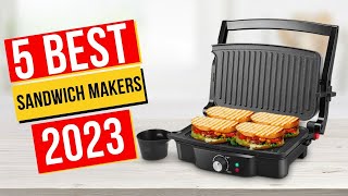 Best Sandwich Makers In 2023  Top 5 Sandwich Makers [upl. by Alrep]