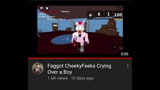 Some weirdo making a video of cheekyfeeks crying explaining in pinned [upl. by Carbo698]