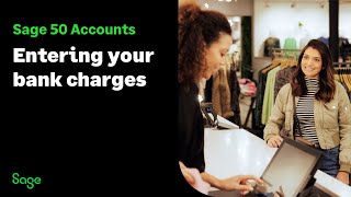 Sage 50 Accounts UK Entering your bank charges [upl. by Armahs942]