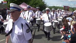 Derrylee Flute Band  Scarva 2023 [upl. by Aihtibat749]