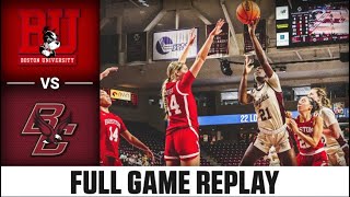 Boston University vs Boston College Full Game Replay  202223 ACC Women’s Basketball [upl. by Salvadore498]