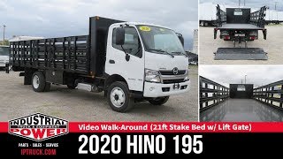 21ft Stake Bed on a 2020 HINO 195 Toyota Commercial Truck For Sale in Dallas [upl. by Calie]