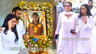 Kajol Devgan Gets Emotional 😭 At Suhani Bhatnagar Prayer Meet [upl. by Pellet]