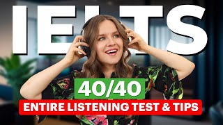 Get 4040 on IELTS Listening 🔥 Full IELTS Listening Test with Answers amp Tips Band 90 IELTS [upl. by Ramedlaw889]