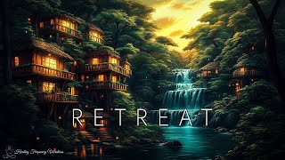 RETREAT  Healing Forest Ambience  Nature Connection amp Energy Cleansing  432Hz  528Hz  639Hz [upl. by Einnaoj]