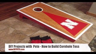 How to Build Cornhole Toss Boards  A Fun and Easy DIY Project  Episode 8 [upl. by Nuncia]