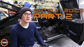 Datsun 280z Build Part 2  Interior Teardown Continued [upl. by Mahseh]