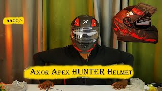 Axor Apex Helmet Under 5000 Axor Apex HUNTER Helmet  Unboxing Review 2023 [upl. by Ellekram]