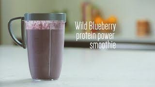 Wild Blueberry Power Smoothie  Wild Blueberries [upl. by Aihselat199]