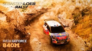 Sebastien Loeb Rally EVO Demo Nvidia 840m  940m  Benchmark [upl. by Hannasus836]