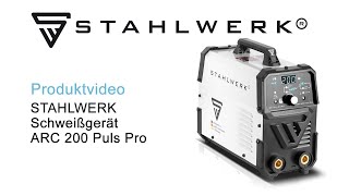 STAHLWERK ARC 200 Puls Pro ElektrodenSchweißgerät [upl. by Mulderig567]