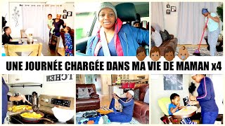 👩‍👦‍👦UNE JOURNÉE CHARGÉE DANS MA VIE DE MÉRE AU FOYER AVEC 4 ENFANTS  Real life 👦🏾🧒🏽🧒🏾👶🏽 [upl. by Goines]