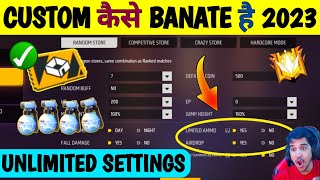 Custom Kaise Banate Hain  How To Make Custom Room In Free Fire  Custom Kaise Banaye Jata Hai [upl. by Yraunaj651]