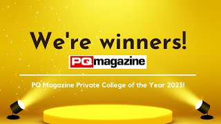 PQ Magazines Private College of the Year 2023 [upl. by Thorwald]