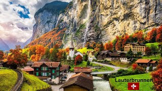 Switzerland roaming around Lauterbrunnen 🇨🇭লাউটারব্রুনেনের চারপাশে একটু ঘুরঘুরি। part2 [upl. by Devland]