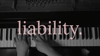 LORDE  Liability piano cover [upl. by Gladis898]