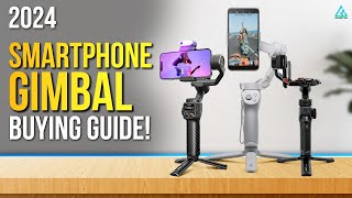 Top 5 Best Smartphone Gimbals 2024  DJI Zhiyun  Hohem Insta360 Ultimate Guide [upl. by Zhang]