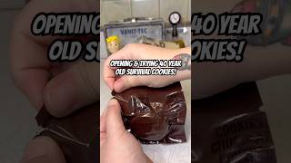 Opening amp Trying 40 Year Old FALLOUT SHELTER COOKIE [upl. by Elleda]