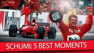 Michael Schumacher Seine 5 besten F1Momente  Formel 1 News [upl. by Ahon]