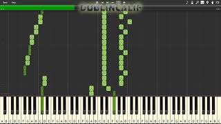 EarthBound  Franky Theme Piano Tutorial Synthesia [upl. by Eyma617]