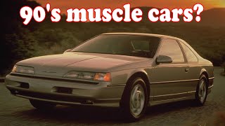 Top 5 Forgotten Muscle Cars Of The 90s [upl. by Annuhsal]