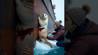 A touching story about an injured little otter asking for help from the sailors on the boatanimals [upl. by Yetnom]