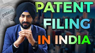 Patent Filing Process amp Cost in India  How to File Patent in India  How to File Patent in Hindi [upl. by Ecydnarb]