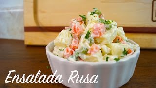 Ensalada Rusa con Yogurt Griego  Mi Cocina Rápida [upl. by Ramiah]