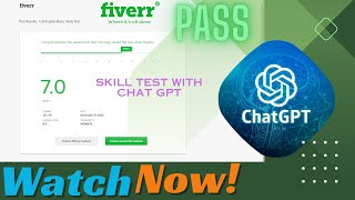 How to Pass Fiverr English Skill Test with the help of Chat GPT [upl. by Ponzo]