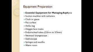 Management of Asphyxia Neonatorum [upl. by Diskson]