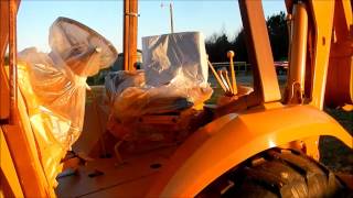 Painting The Case 580K Backhoe [upl. by Aggi]