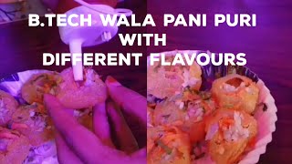 btech wala pani puri with different flavours food panipuri streetfood Magicalgirls [upl. by Nylesor]