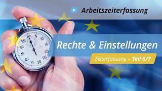 Arbeitszeiterfassung mit onOffice Rechte amp Einstellungen 67  onOffice Software [upl. by Atteve]