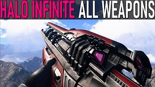 HALO INFINITE All Weapons [upl. by Akelahs]