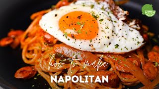 Japanese Spaghetti Napolitan Recipe Ketchup Pasta [upl. by Janice910]