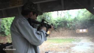 Shooting Ar15 223 with 90 Round Drum Mag [upl. by Eiten950]