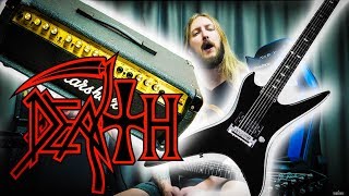 DEATH CHUCK SCHULDINER GUITAR GEAR  Marshall Valvestate amp BC Rich Stealth [upl. by Gnik766]