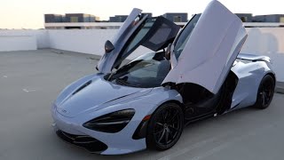 BUYING A MCLAREN 720S IN A LAMBORGHINI HURACAN [upl. by Atineg]