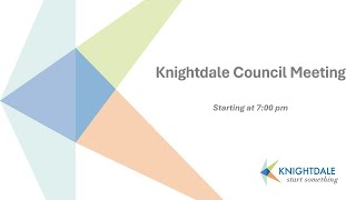 Knightdale Joint Public Hearing  November 21 2024 [upl. by Uaeb]