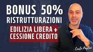 Bonus Ristrutturazione 50 accesso allo Sconto in fattura o Cessione del Credito [upl. by Ademordna]