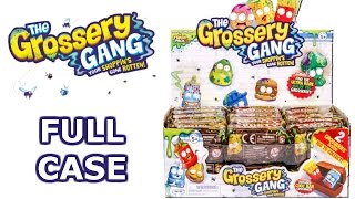 The Grossery Gang Full Case Unboxing Crusty Chocolate Bars Blind Bags Entire Case [upl. by Jermain861]