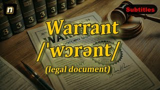 n Warrant meaning legal document with 5 examples [upl. by Anirdna]