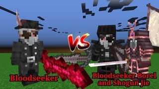 Bloodseeker vs Bloodseeker Borel and Shogun Jie  Minecraft Mob Battle [upl. by Annemarie]