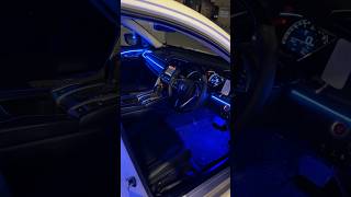 Civic Interior Modified 🔥💀 civiclovers civictyper interiorlights [upl. by Ttocserp]